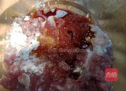 # steamed vegetables# Illustration of how to make steamed egg rolls with minced meat 3