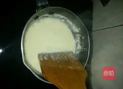 Illustration of how to make orchid cheese mousse jelly 4