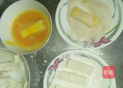 Illustration of how to make fried tofu with tomato sauce 2