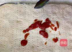 Pobbled thin pizza Illustration of how to do it 12