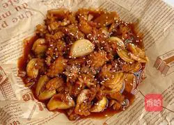 Garlic Squid Flowers Recipe Illustration 12