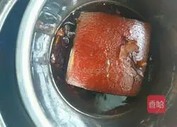 Illustration of how to make Dongpo pork with blooming flowers and wealth 8