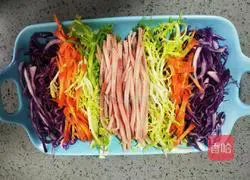 Illustration of how to make functional salad to reduce fat and gain muscle 16