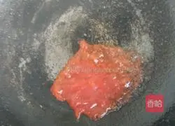 Illustration of how to make fried zucchini with tomato sauce 3