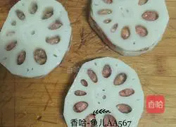 Illustration of how to make lotus root clips 9