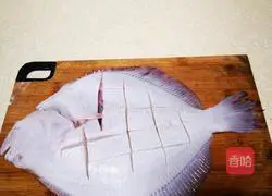 Illustration of how to make steamed turbot 2