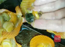 Illustration of how to make vermicelli scallops 2