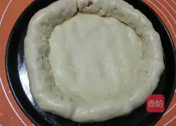 Illustration of how to make ham pizza 8