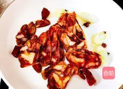 Illustration of how to make fried bacon with celery 5