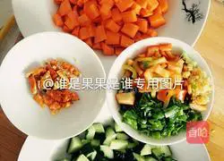 Illustration of how to make Kung Pao Spicy Chicken with rice 1