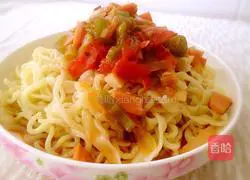 Garlic ham pasta recipe 9