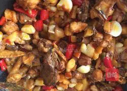 Illustration of how to make ginger and spicy chicken 6