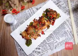 Illustration of how to make pan-fried glutinous rice cake 17