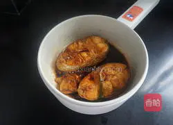 Braised fish Illustration of how to do it 10