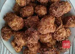 Illustration of how to make fried radish meatballs 7