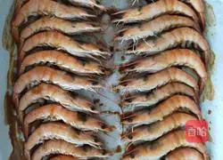 Illustration of grilled shrimp 5