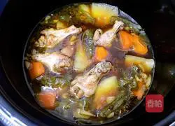 Illustration of how to make potato stewed chicken legs (pressure cooker version) 9