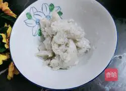 Shepherd's purse Illustration of how to make shrimp balls 8