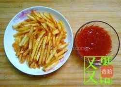 Illustration of making homemade ketchup for French fries 9