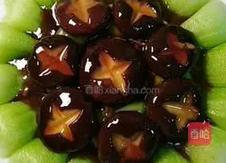 Illustration of how to make mushrooms and cabbage 8