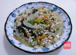 Illustration of how to make stir-fried tendons with shrimps 11