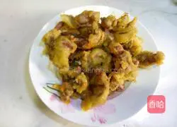 Illustration of how to make fried crispy pork 10