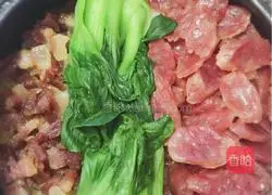 Illustration of how to make preserved clay pot rice 7