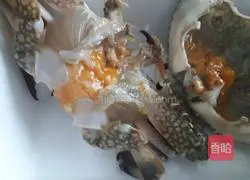 Illustration of how to make stir-fried crabs with onion and ginger 2