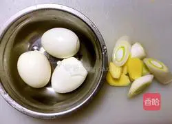 Illustration of braised pork with eggs 2