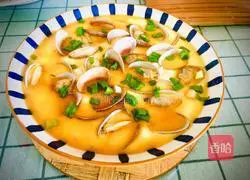 Illustration of how to make steamed clam eggs 7