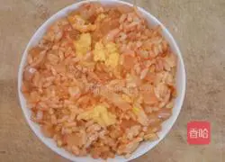 Illustration of how to make tomato sauce fried rice 9