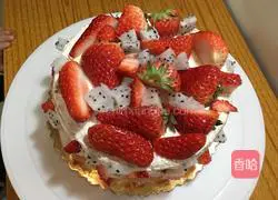 Six-inch strawberry cream cake recipe 17