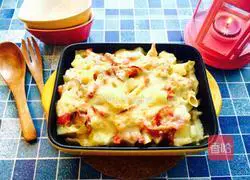 Cheese Baked Potatoes Recipe Illustration 11