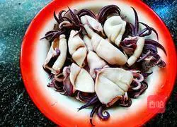 Illustration of how to make clear water squid 7