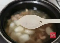 Illustration of how to make white radish stewed lamb chops 11