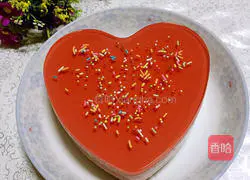 Illustration of how to make blackcurrant mousse cake (six inches) 21