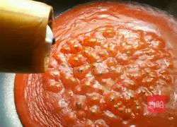 Illustration of how to make spaghetti (pan-fried beef short ribs with red sauce) 9