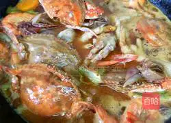  swimming crab Illustration of how to cook the pot 11