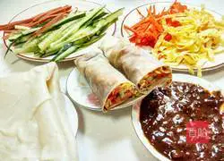 Illustration of how to make steamed spring cakes and cabbage 12