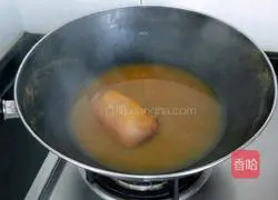 Pumpkin soup with lotus root segments Practice illustration 7