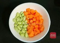 Illustration of how to make shrimp and vegetable porridge 3