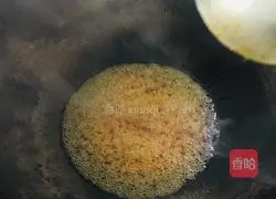 Illustration of how to make fried rice cakes with pork ribs 8