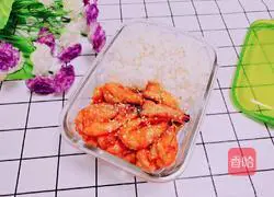 Illustration of how to make braised prawn bento 17