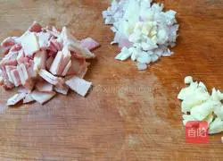 Illustration of how to make spaghetti (long noodles with red wine meat sauce) 3