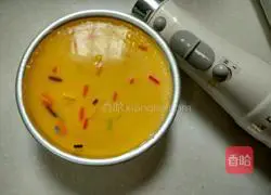 Illustration of how to make mango mousse (four inches) 4