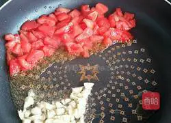 Illustration of how to make homemade tofu with tomato sauce 7