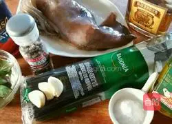 Illustration of how to make pasta (fresh squid noodles) 1