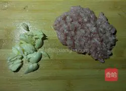 Illustration of how to cook the cabbage heart with minced meat 3
