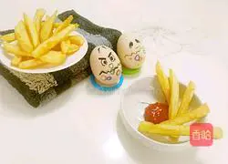 Illustration of how to make tomato sauce for French fries 13