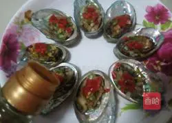 Illustration of how to make steamed abalone 9